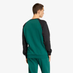 Mikina adidas Chest Stripes Crewneck Sweatshirt Collegiate Green L