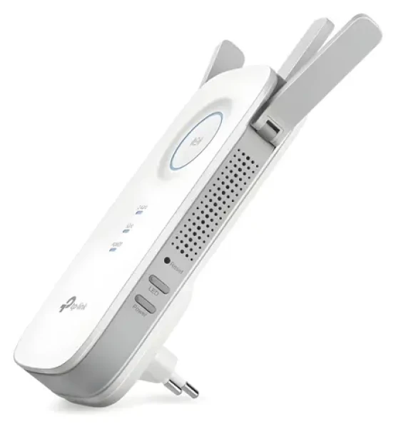 TP-LINK RE450 biela / Repeater AC1750 / 2,4 GHz - 450 Mbit/s / 5 GHz - 1300 Mbit/s / GLAN (RE450(DE))