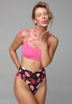 Dámske tangá Kiss Me String Maxi Black Mix - Julimex L černá- MIX barev