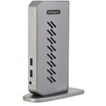 StarTech Hybrid dokovacia stanica USB-C a USB-A / Dokovacia stanica / 2x HDMI + DP / 6x USB-A / LAN / Slúchadlový výstup (DK30A2DHUUE)