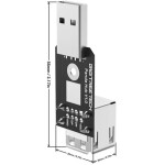 BIGTREETECH PANDA HUB – USB rozbočovač pre Bambu Lab P1P / P1S