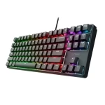 Trust GXT 864 čierna / Herná klávesnica / mechanická / RGB / USB-A / US layout (25724)