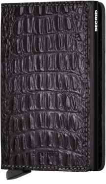 Kožená mini peňaženka Secrid Slimwallet Nile Black