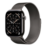 Apple Watch 11 GPS + Cellular 42mm Slate Titanium Milanese Loop Grafitovy