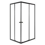 KERRA - Sprchovací kút Olga čierna SQ 90x80 (bez vaničky) 5907548125897