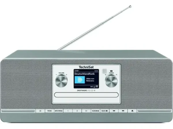 TechniSat DIGITRADIO 372 CD IR strieborná (V057F6I)
