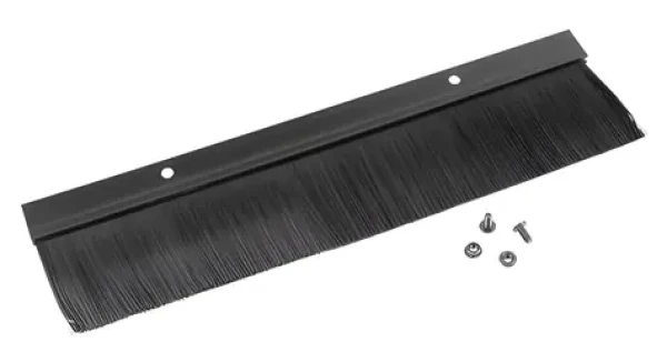 Lanberg 19" kefový panel čierny / Panel / káblový priechod (AK-1102-B)