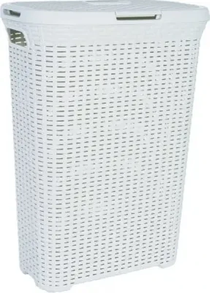 Curver RATTAN 40l Kôš na špinavú bielizeň krémová (00709-885)
