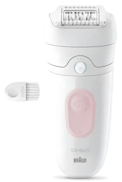Braun SE5-000 Silk-épil 5 ružová / Epilátor / 28 pinziet / 2 rýchlosti / suché aj mokré (8700216963084)