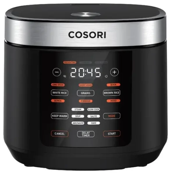Cosori Multicooker CMC čierna / Ryžovar a multifunkčný hrniec / 970 W / 5 L (CRC-R501-KEU)
