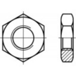 TOOLCRAFT 106838 šesťhranné matice M5 DIN 439 ocel glavanizované zinkom 100 ks; 106838