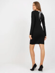 Dámske šaty LK SK 507015 Black - FPrice 40 černá s bílou