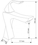 MEXEN/S - Estrella R02 Set umývadlové a vaňové batérie s príslušenstvom, zlatá 72303R02-50