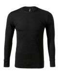 Pánske tričko Merino Rise LS black 2XL
