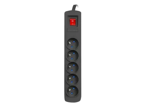 Armac ARC5 čierna / Prepäťová ochrana / 5 zásuviek / 3 m (ARC5/30/CZ)