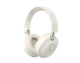 Havit H668BT béžové / Bezdrôtové slúchadlá / ANC / až 80 h / Bluetooth 5.4 / USB-C (H668BT beige)