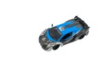 Mamido Mamido RC auto na diaľkové ovládanie Racing Mania 1:18 so svetelnými efektmi modré