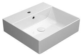 GSI - KUBE X keramické umývadlo 50x47cm, brúsená spodná hrana, biela ExtraGlaze 94309111