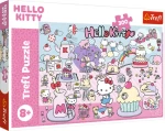 Trefl Puzzle Objavuj svet Hello Kitty