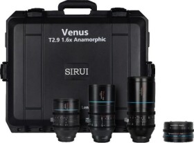Sirui Sirui Anamorphic Venus 3x Lens + adapter Kit (35/75/150mm) + 1.25x Adapter + Hard case L-Mount