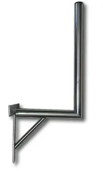 OEM Anténny držiak 35/60 cm T / Držiak antény / od steny 35 cm / výška 60 cm / rúrka 42 mm / galvanický zinok (K3560T42V)