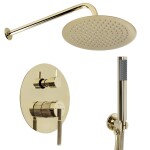 REA - Podomietková sprchová sada Argon Gold + BOX REA-P6538