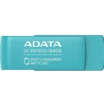 ADATA UC310 ECO 64GB zelená / USB 3.2 Type A / čítanie: 100MBps (UC310E-64G-RGN)
