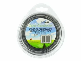 GEKO Struna do kosačky zosilnená 2.4mm | 15m - okrúhly profil / nylon (G73962)