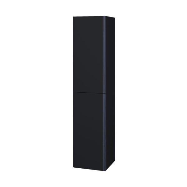 Mereo Siena, kúpeľňová skrinka 155 cm vysoká, L/P, čierna mat CN444LP