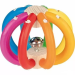 Heimess Heimess Elastická loptička - dúha so zvončekom