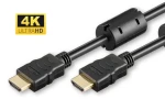 MicroConnect Prepojovací kábel HDMI 1.4 (M) - HDMI 1.4 (M) 1m čierna / Feritové jadrá (HDM19191V1.4FC)