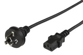 MicroConnect Power Cord Austrália typ I - C13 1.8m čierna / austrálska koncovka (PE010418AUSTRALIA)
