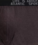 Boxerky Atlantic 3MH-226/25 A'3 S-2XL šedočervenohnědá S