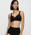 MODERN LACE+COTTON - Podprsenka s kosticami a maximálnou podporou Triumph BLACK 90B