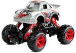 Mamido Elektrické autíčko Monster Truck s tlmičmi, jazdí v mierke 1:36