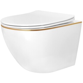 REA - Závesná WC misa Carlo Mini Tornado NFQ GOLD EDGE REA-C6801