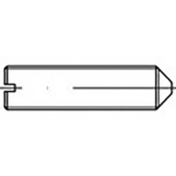 TOOLCRAFT TO-6855456 závitový kolík M3 10 mm ocel 1000 ks; TO-6855456