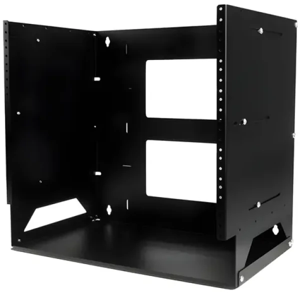 StarTech Nástenný regál 8U čierny / Nástenný regál / 19" / nosnosť 34 kg / oceľ (WALLSHELF8U)