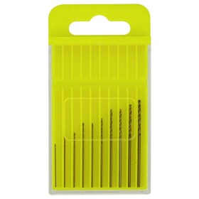 Donau Elektronik HSS-CO-200 HSS sada špirálových vrtákov do kovu, 0.3 mm, 0.4 mm, 0.5 mm, 0.6 mm, 0.7 mm, 0.8 mm, 0.9 mm, 1.0 mm, 1.1 mm, 1.2 mm, DIN 338,; HSS-CO-200