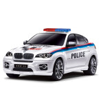 Mamido Mamido Policajné autíčko na diaľkové ovládanie BMW X6 1:24 Farba: