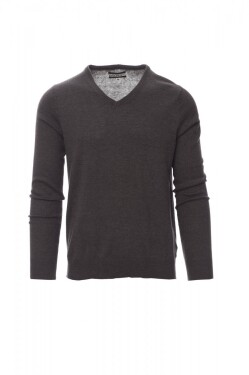 Pánsky sveter Payper BUSINESS MELANGE Farba: Melánžová/ Sivá svetlá, Veľkosť: 4XL (0011260371130234XL)