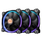 Thermaltake Riing 14 LED RGB (3ks) / ventilátor / 140 x 140 x 25 mm / 1400 RPM / 28.1 dB (CL-F043-PL14SW-B)