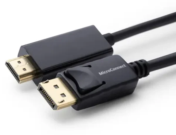 MicroConnect DisplayPort 1.2 (M) - HDMI (M) čierna / Kábel / 1 m / Full HD / 60 Hz (MC-DP-HDMI-100)