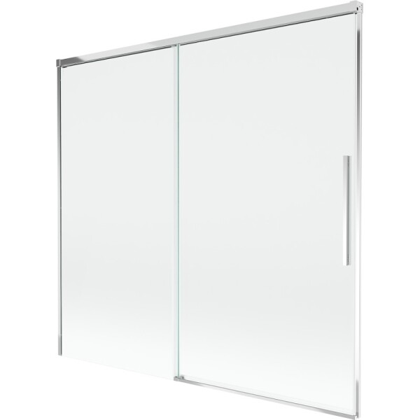 MEXEN/S - Rox vaňová zástena 2-krídlová posuvná 170 x 150, transparent, chróm 8C9-170-001-01-00