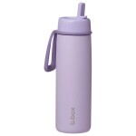 B.box Nerezová termoska na pitie so slamkou 690 ml - Lilac love EUR