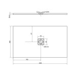 POLYSAN - FLEXIA sprchová vanička z liateho mramoru s možnosťou úpravy rozmeru 140x80cm 72900