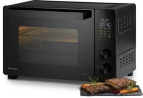 Hisense HOM30AF čierna / Mini rúra / 1800 W / 30 l / Teplovzdušná / Gril / Dotykový displej (HOM30AF)