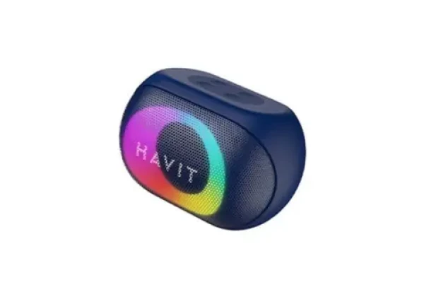 Havit SK885BT modrá / Prenosný Bluetooth reproduktor / 8W / Bluetooth 5.3 / AUX / FM (SK885BT blue)