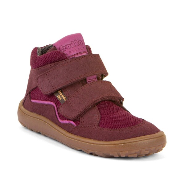 Dievčenské barefoot topánky TEX AUTUMN Bordeaux Froddo G3110266-7 - 31