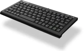 Keysonic ACK-3401U (UK) čierna / Mini klávesnica / 80 kláves / USB (60485)